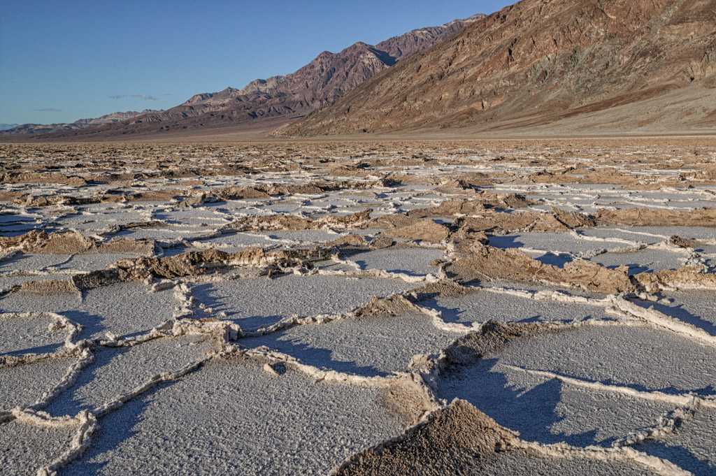 Badwater Salt Ridges